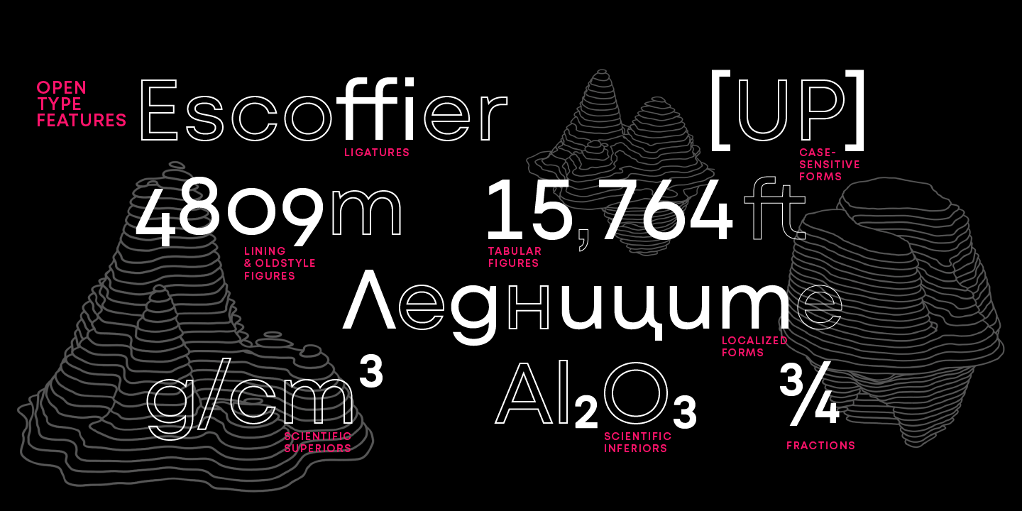 Mont Blanc Font Poster #1