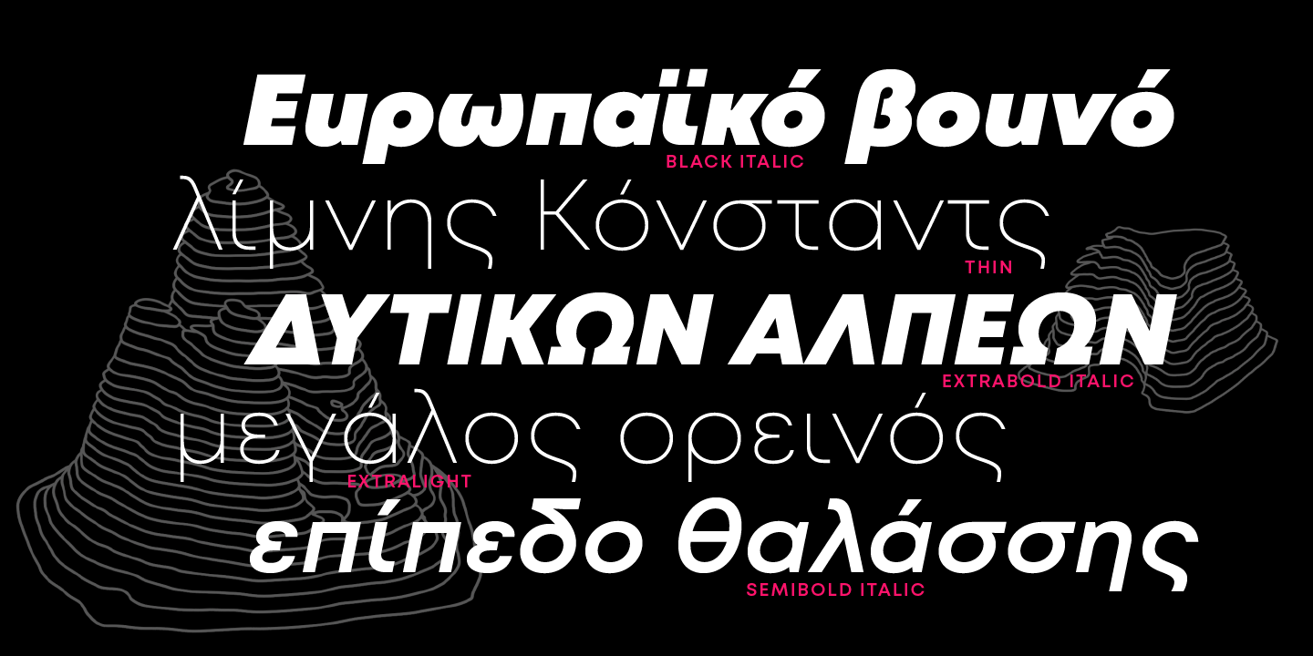 Mont Blanc Font Poster #1