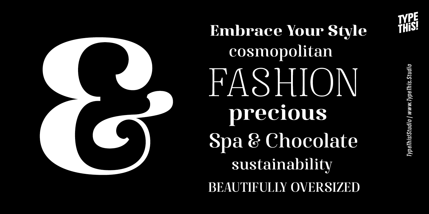 Famosa Font Poster #1