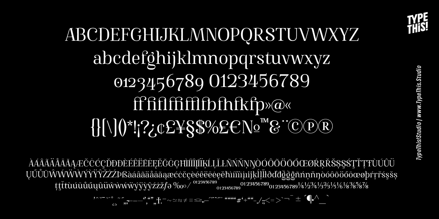 Famosa Font Poster #1