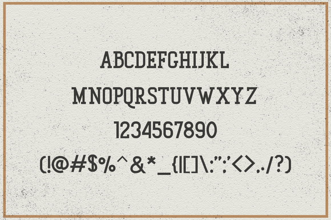 Gunberg Font Poster #1