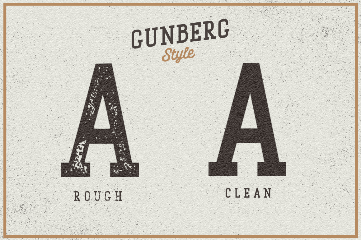 Gunberg Font Poster #1