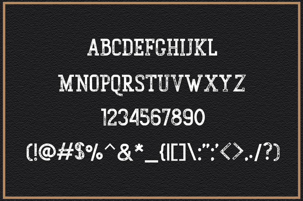 Gunberg Font Poster #1