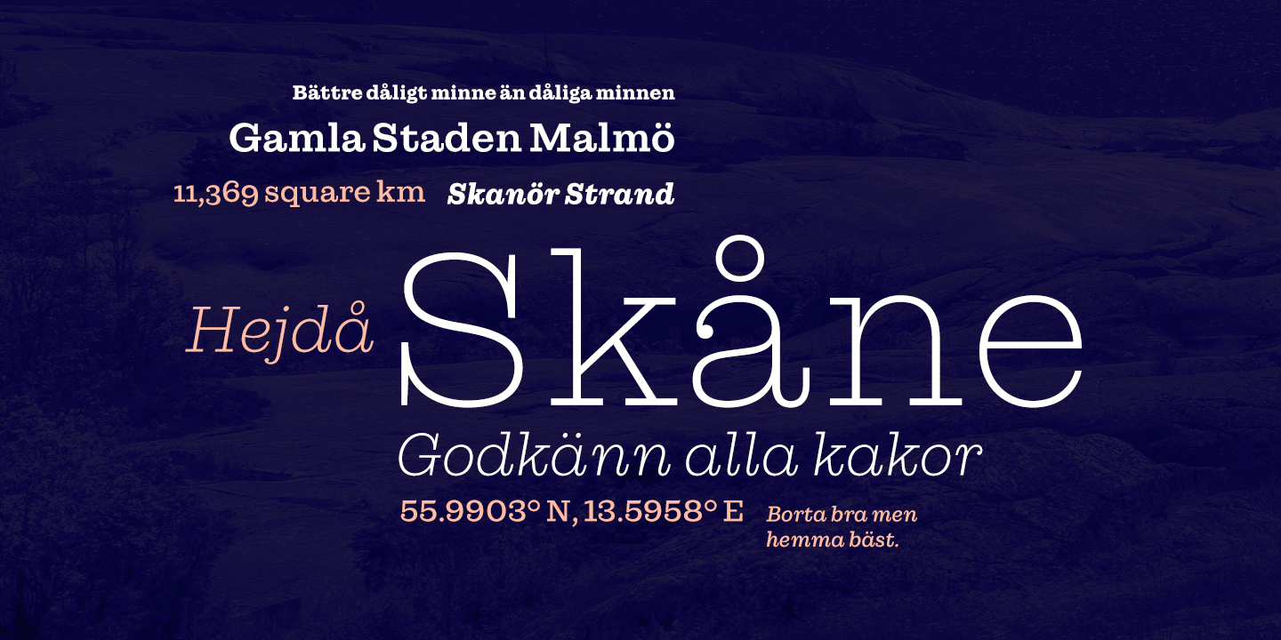 Lagom Font Poster #1