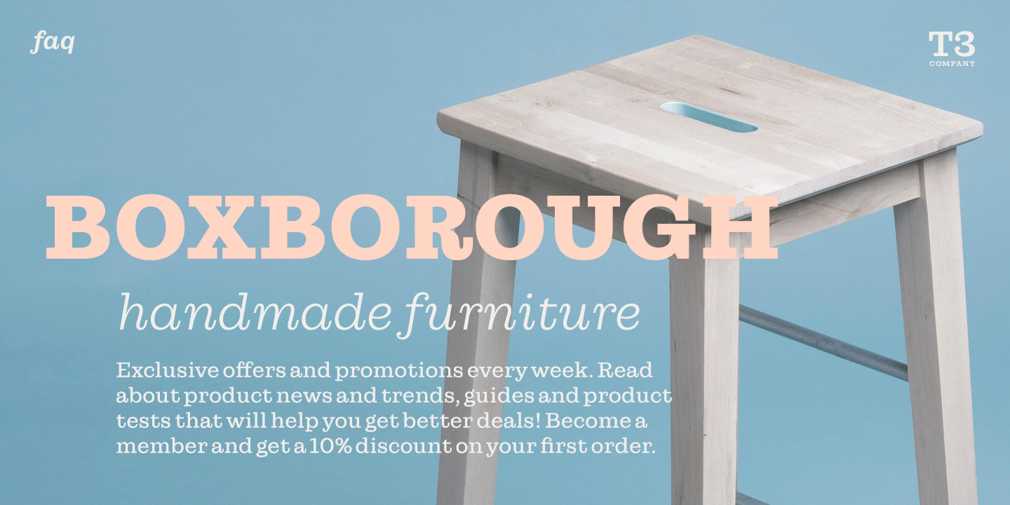 Lagom Font Poster #1