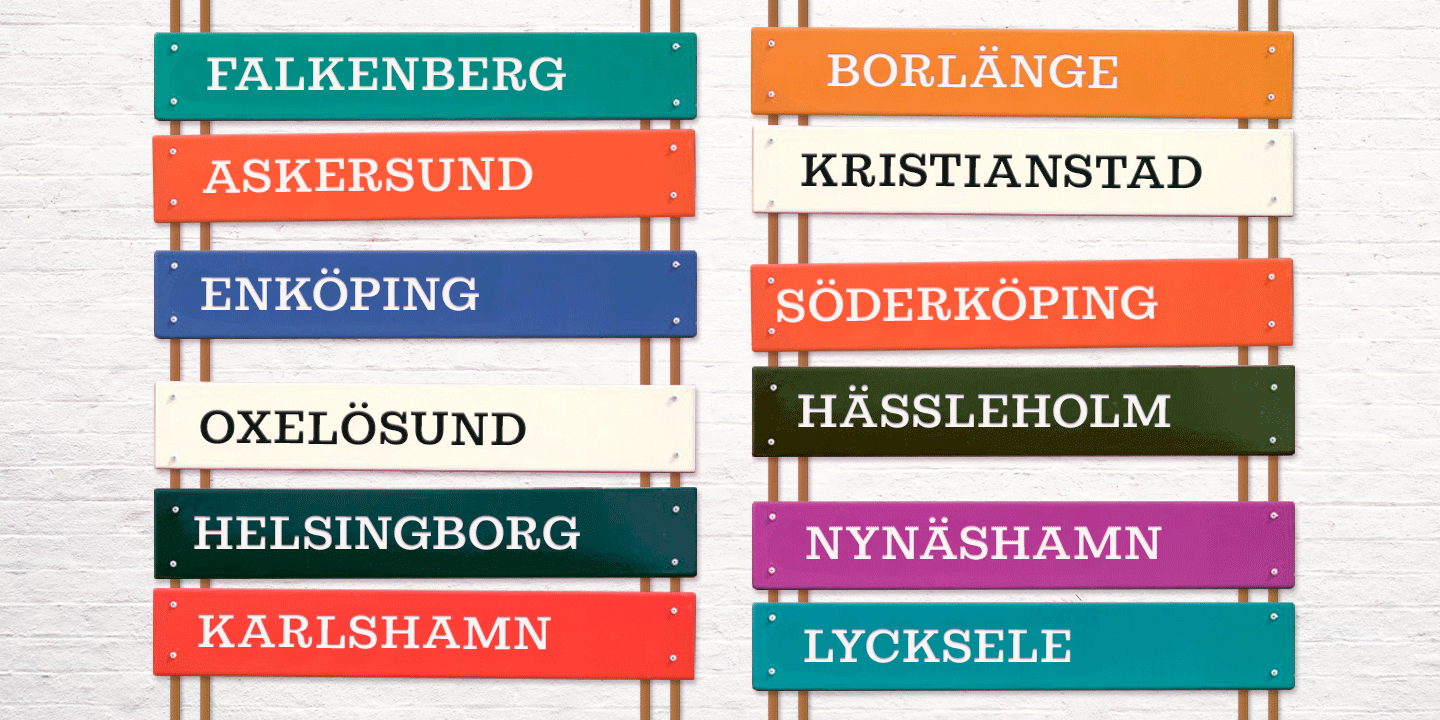 Lagom Font Poster #1