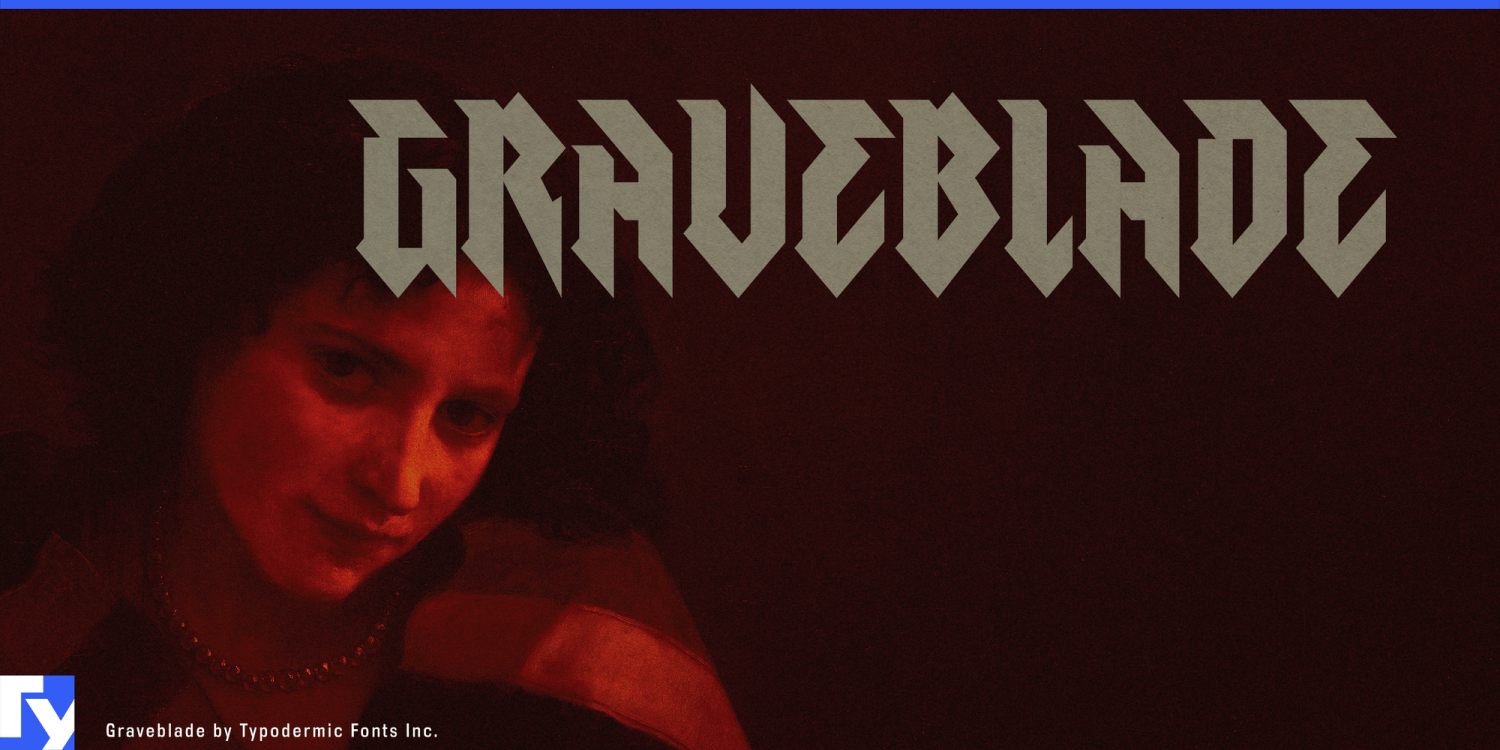 Graveblade Font Poster #1