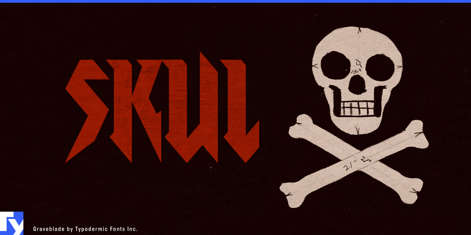 Graveblade Font Poster #1