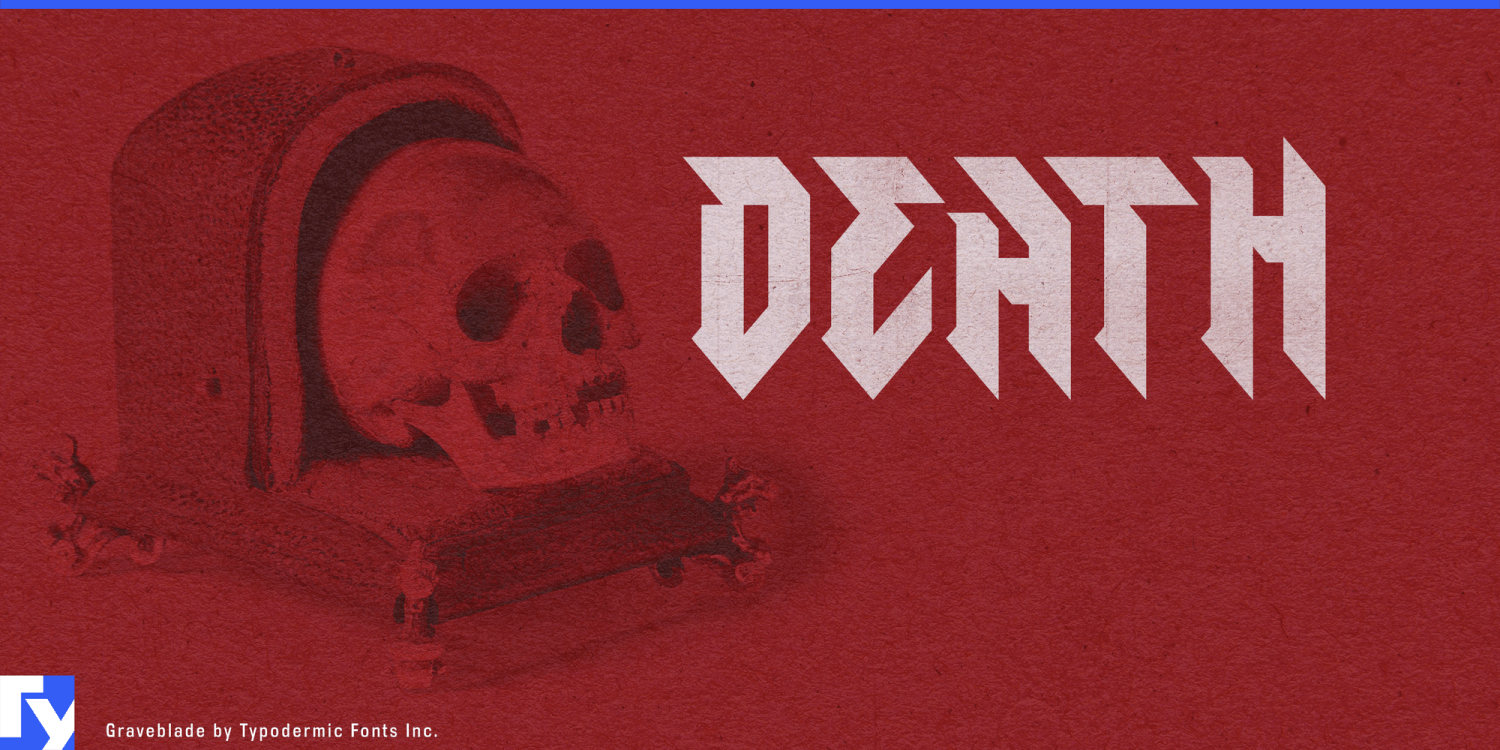 Graveblade Font Poster #1
