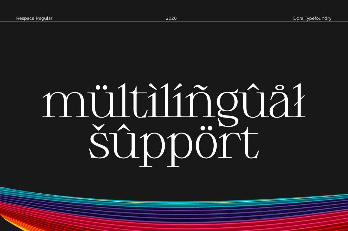 Respace Font Poster #1