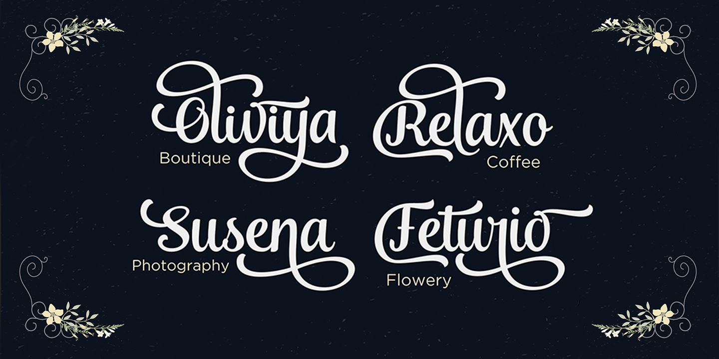 Andalusia Script Font Poster #4