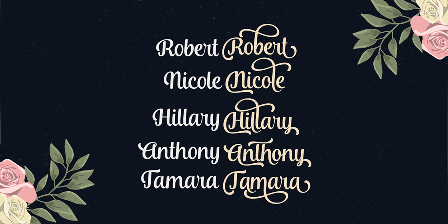 Andalusia Script Font Poster #5