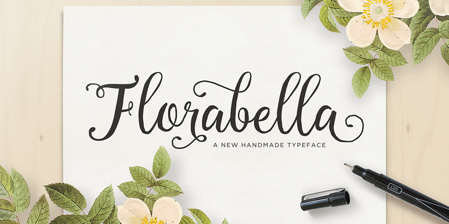 Florabella Font Poster #1