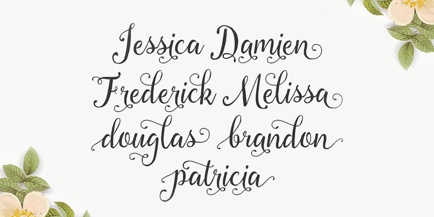Florabella Font Poster #3