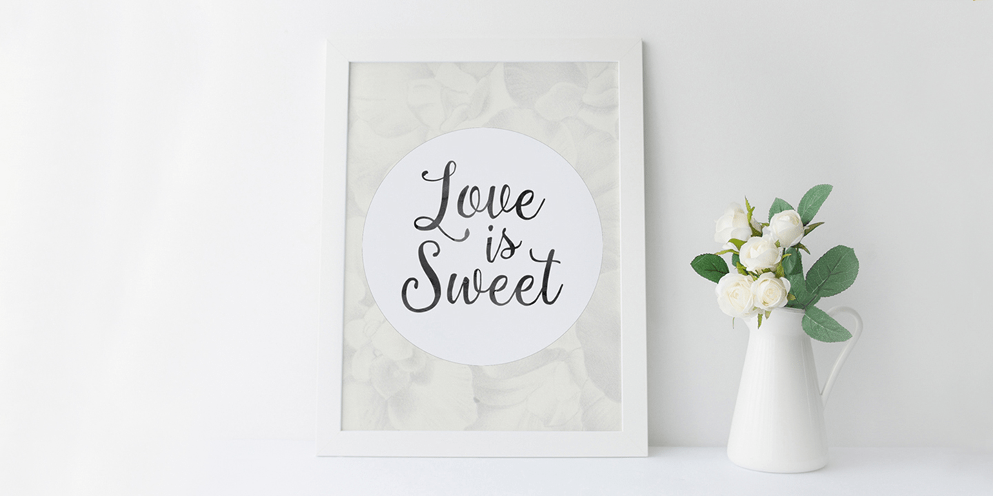 Florabella Font Poster #4