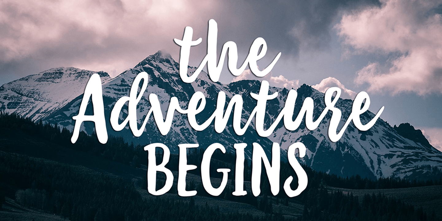 The Sweetest Thing Font Poster #1