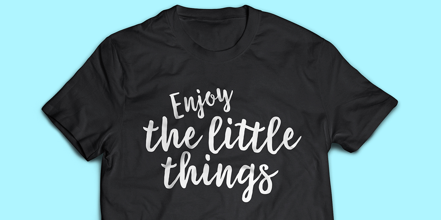 The Sweetest Thing Font Poster #1