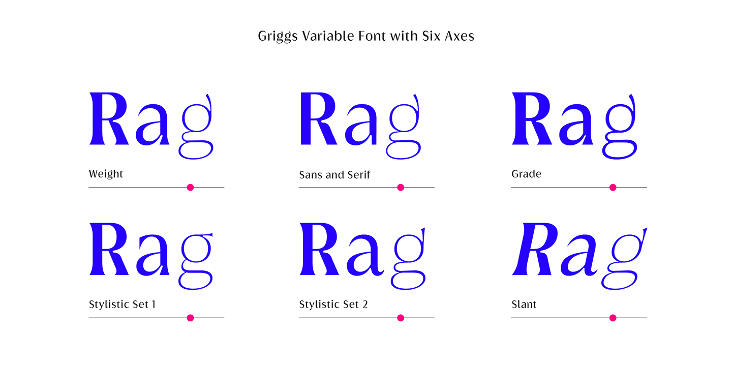 Griggs Font Family Poster