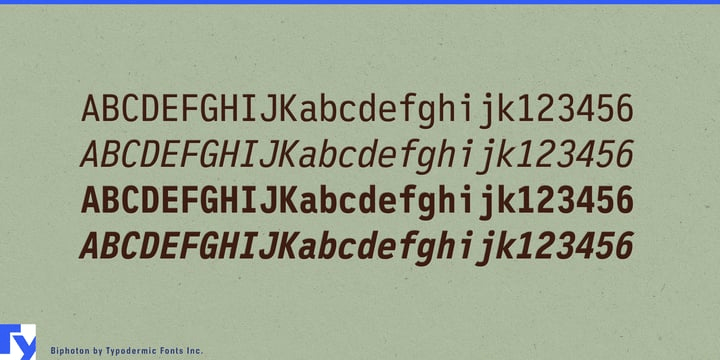 Biphoton Font Poster #1