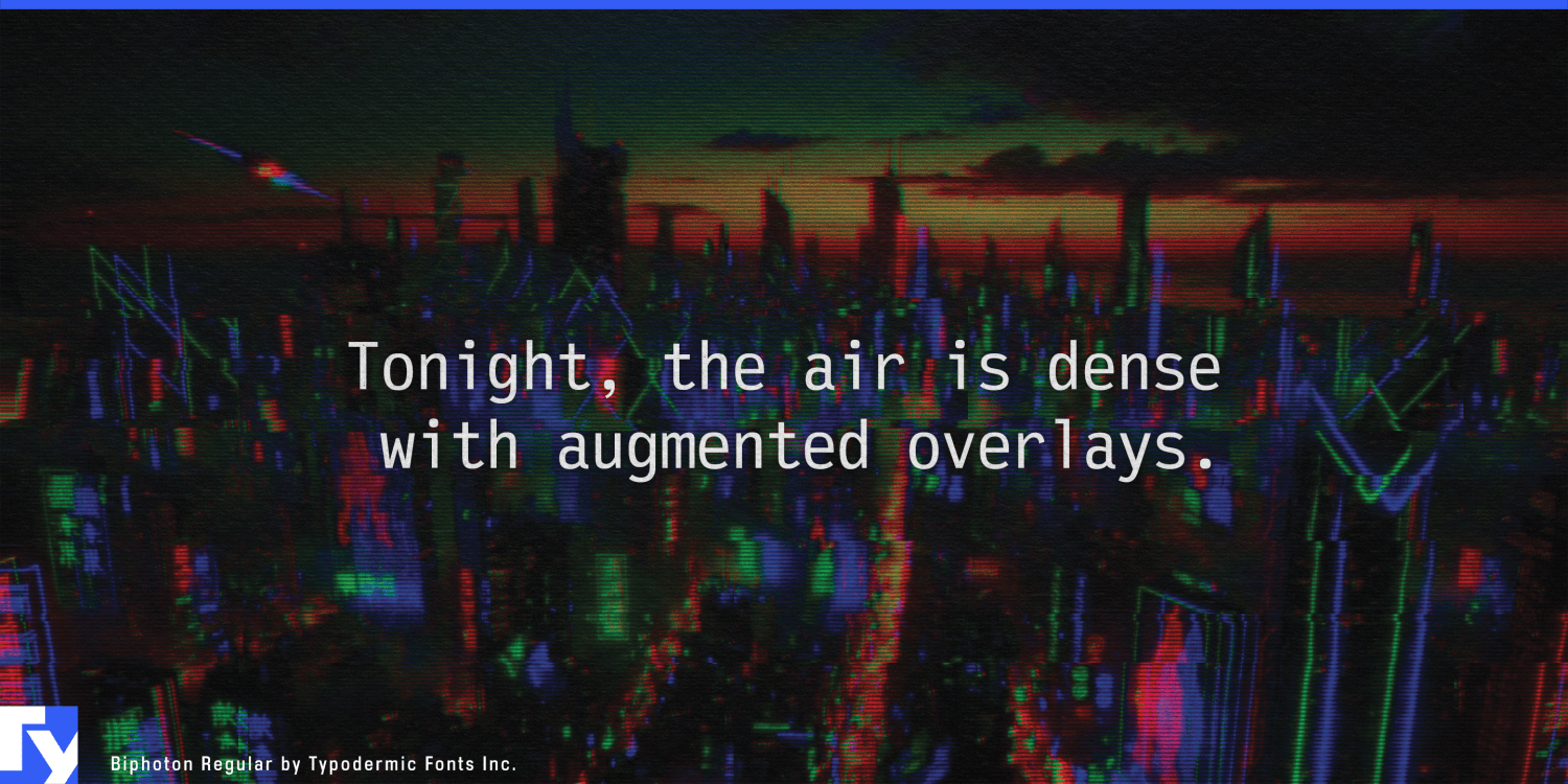 Biphoton Font Poster #1
