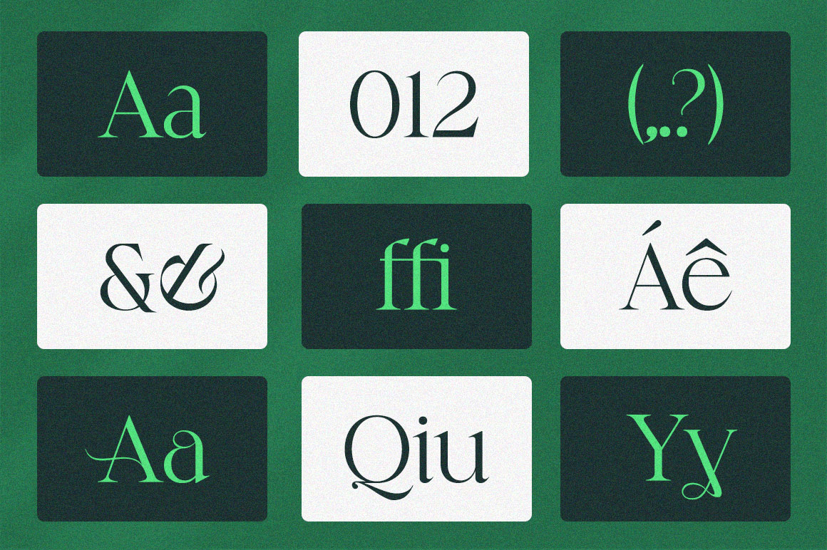 Krista's Display Serif Font Poster #1