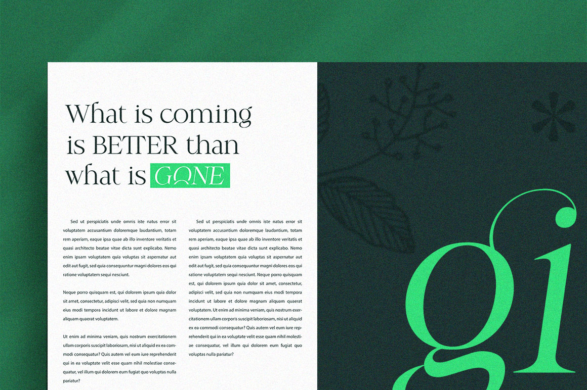 Krista's Display Serif Font Poster #1