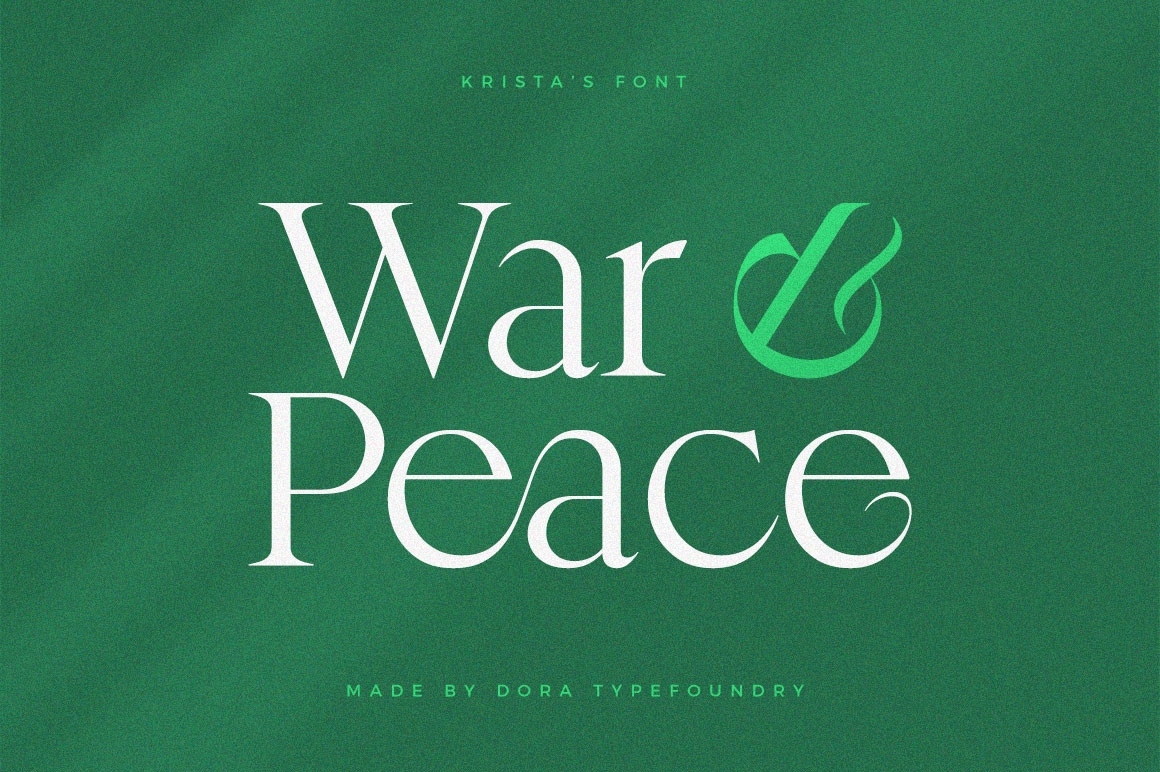 Krista's Display Serif Font Poster #1