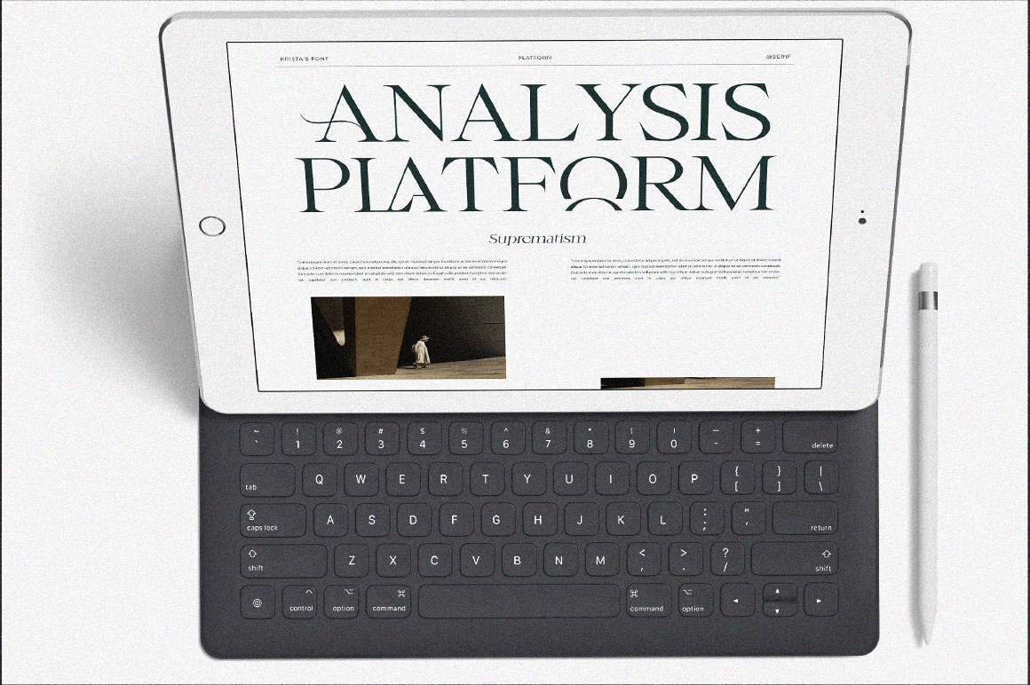 Krista's Display Serif Font Poster #1