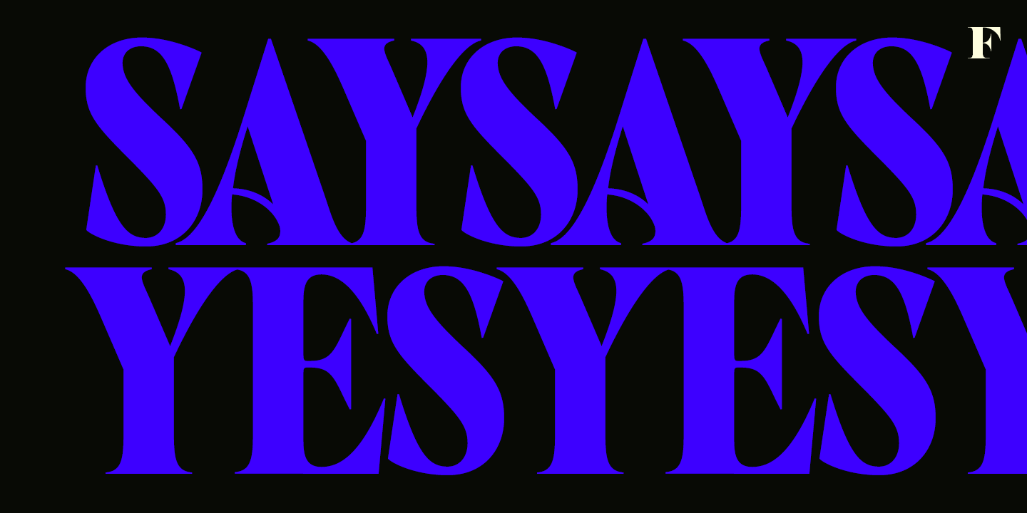 West West Font Poster #1