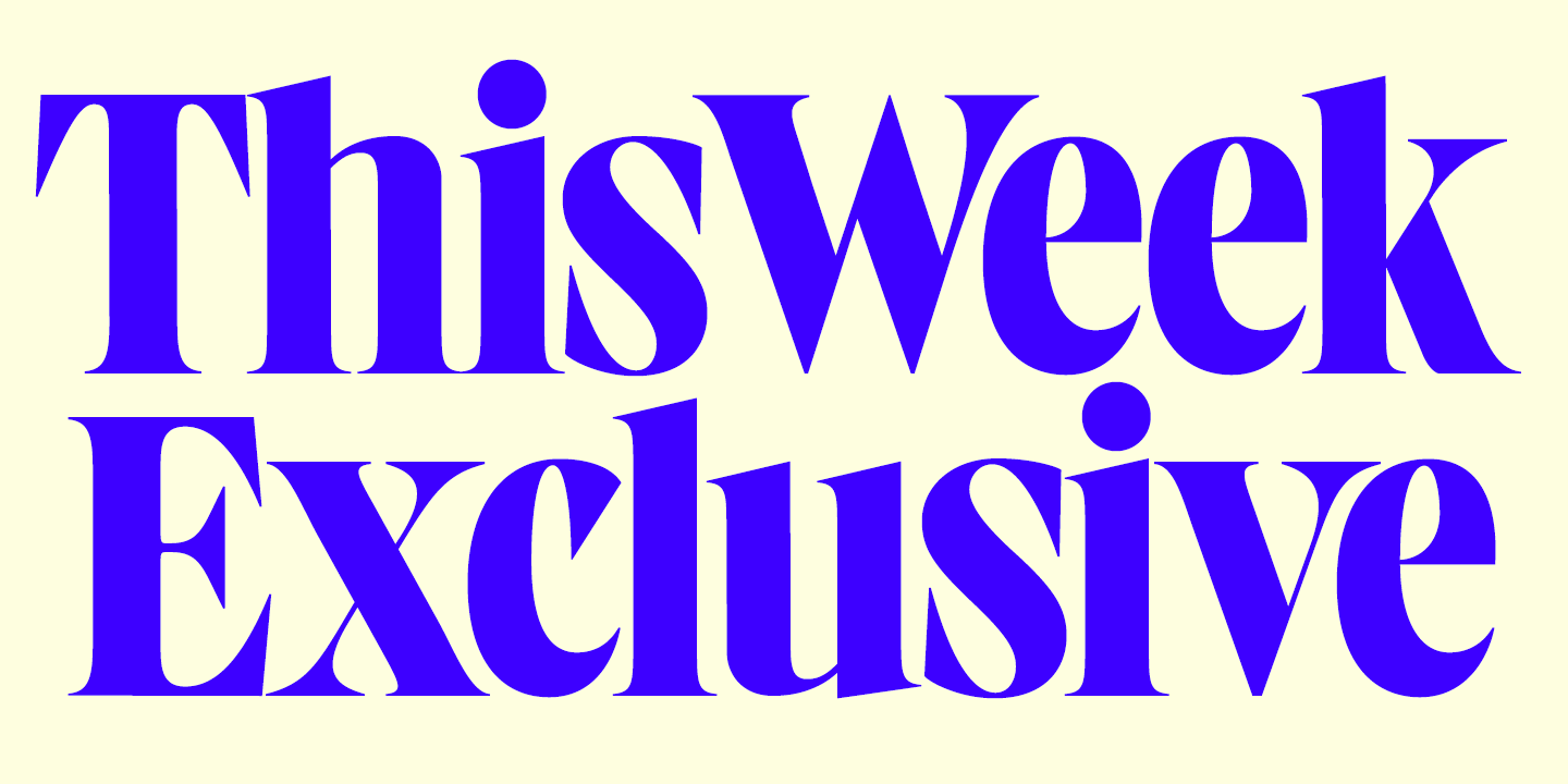 West West Font Poster #1