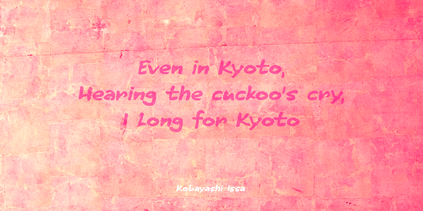 Tokyo Geisha Font Poster #1