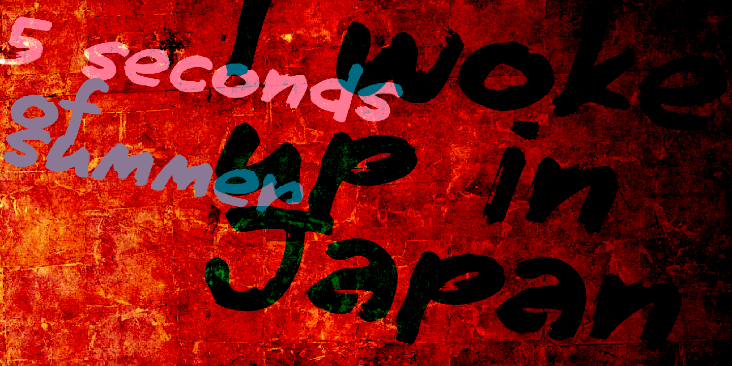 Tokyo Geisha Font Poster #1