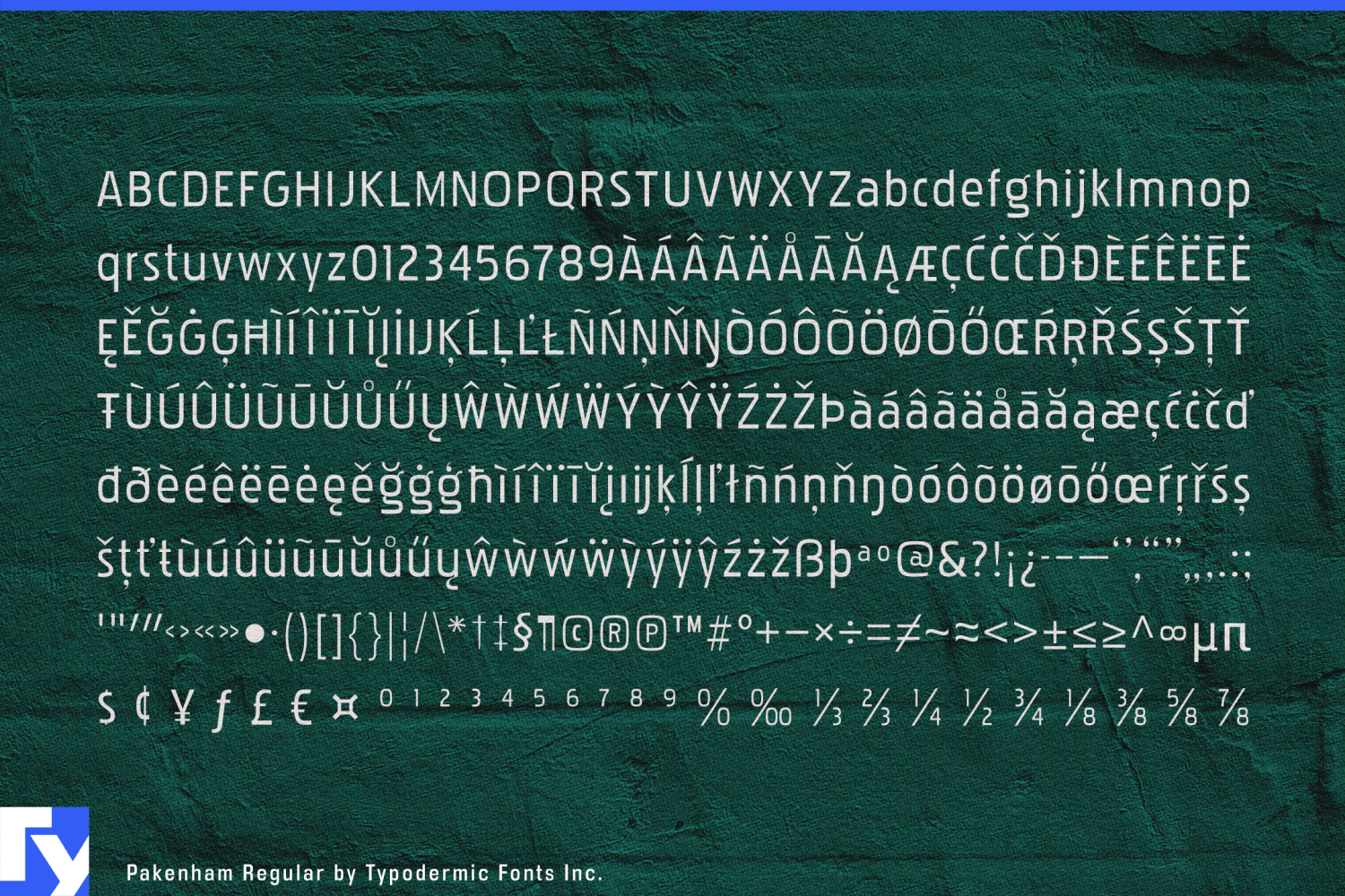 Pakenham Font Poster #1