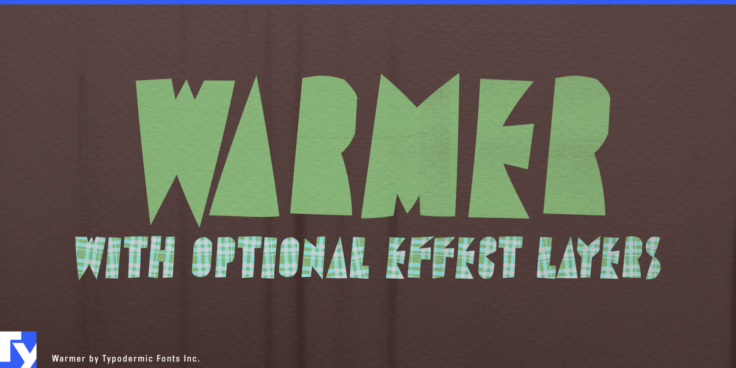 Warmer Font Poster #1