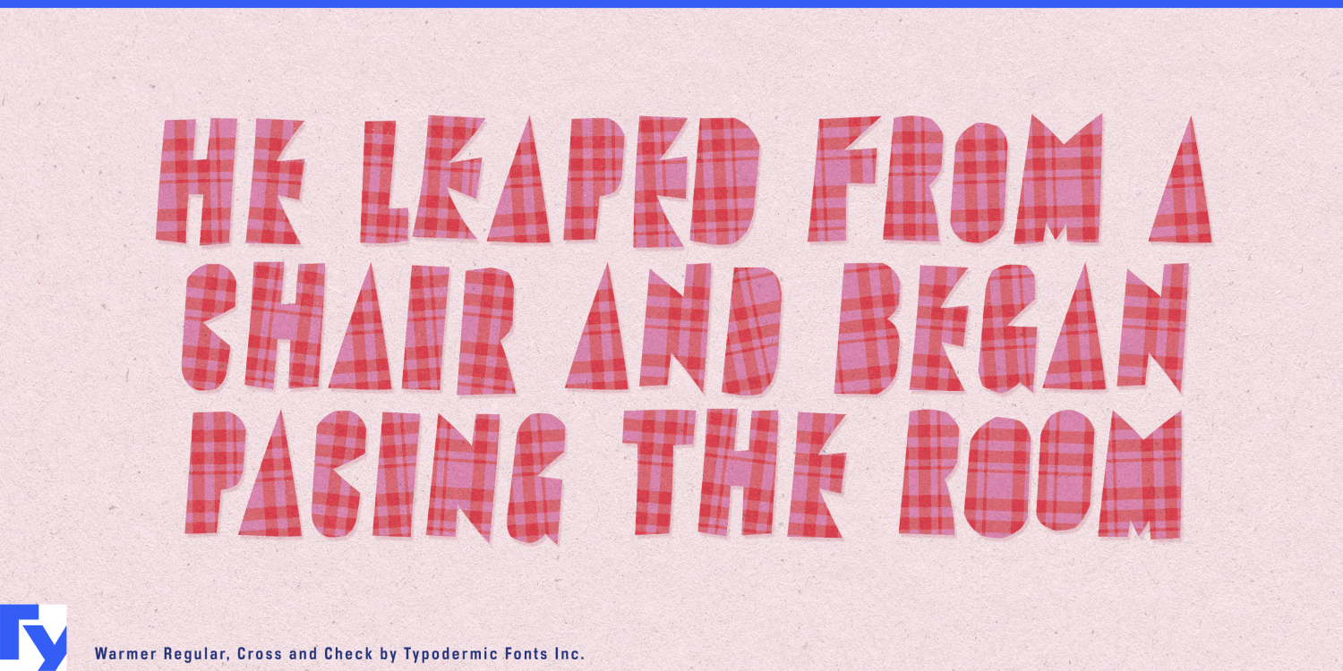Warmer Font Poster #1