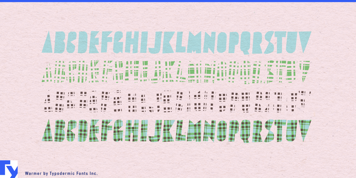Warmer Font Poster #1