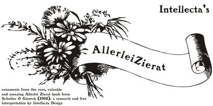 Allerlei Zierat Font Poster #1