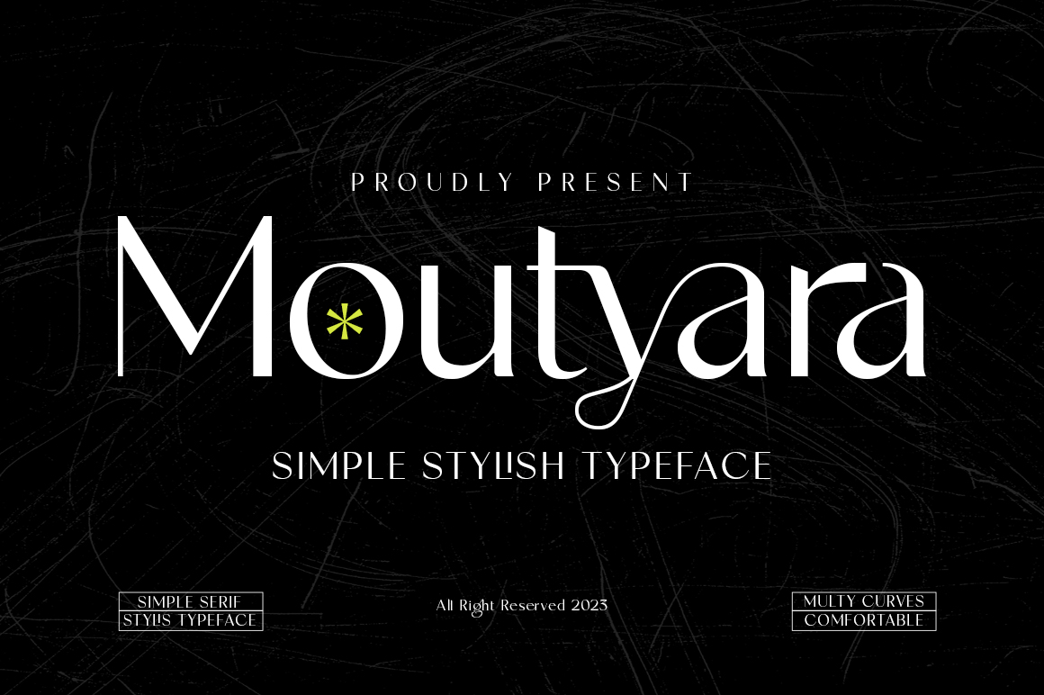 Moutyara Font Poster #1