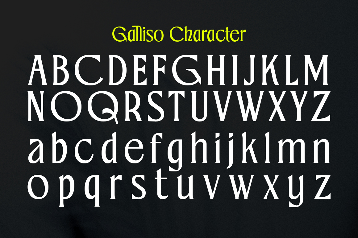 Galliso Font Poster #1
