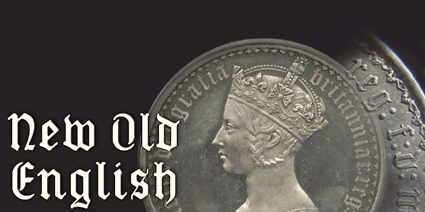New Old English Font Poster #1
