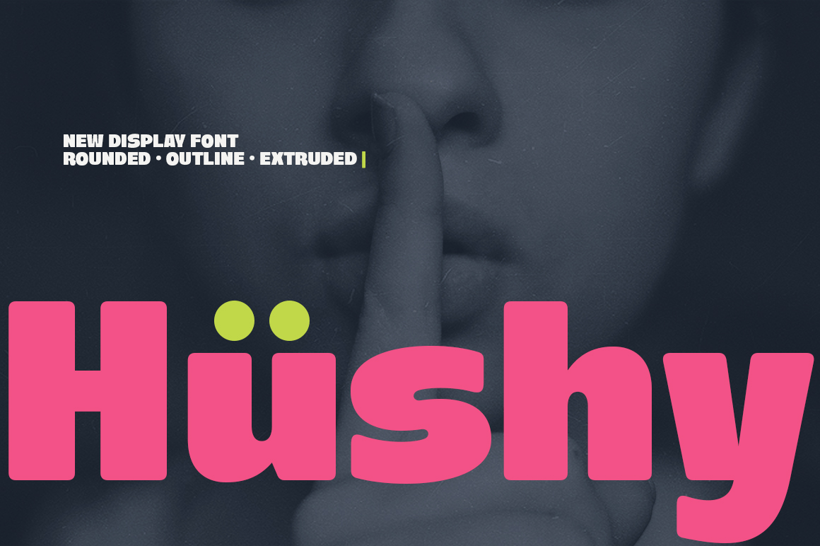 Hushy Font Poster #1