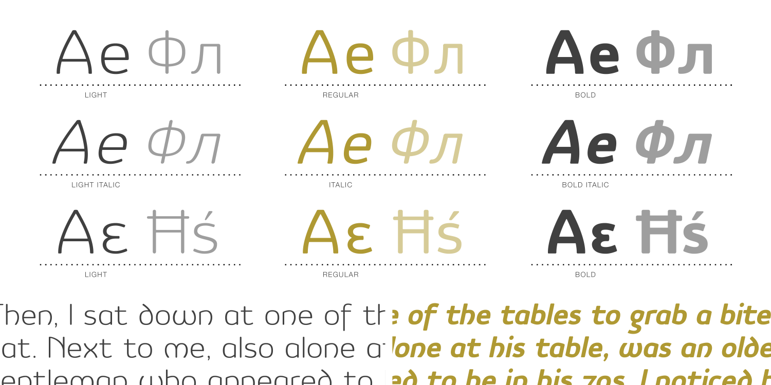 Vulgat Font Poster #1