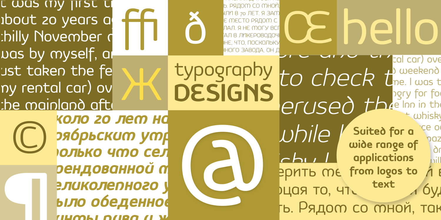 Vulgat Font Poster #1