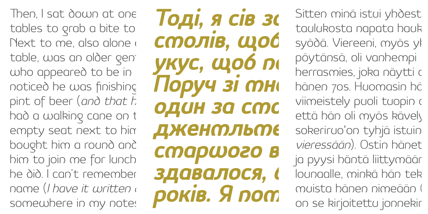 Vulgat Font Poster #1