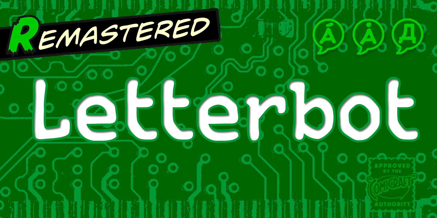 Letterbot Font Poster #1
