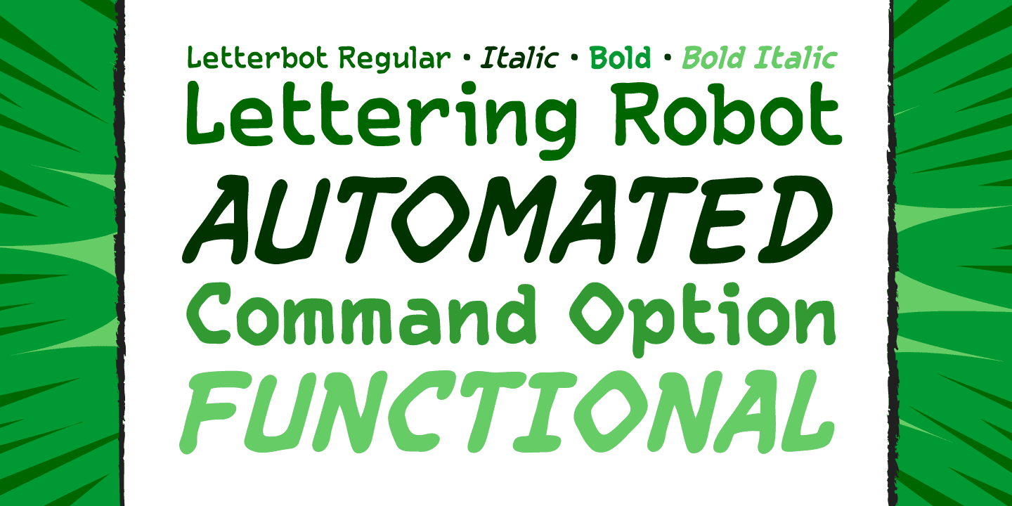 Letterbot Font Poster #1