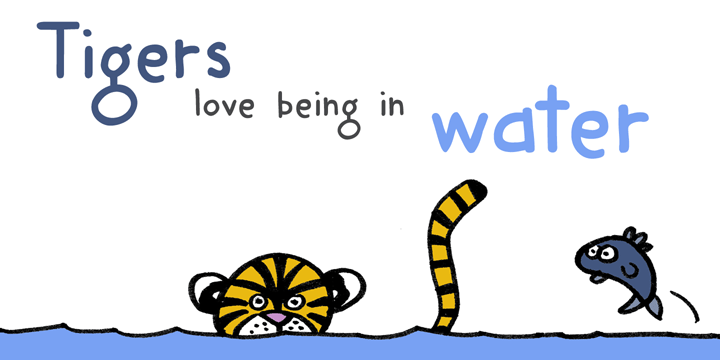 Harimau Font Poster #1