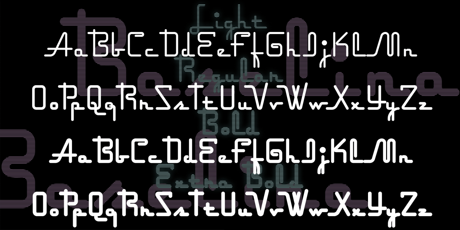 Baselina Extra Bold Font Poster #1
