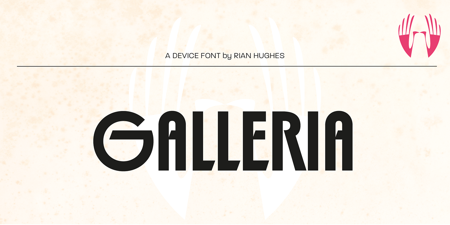 Galleria Font Poster #1
