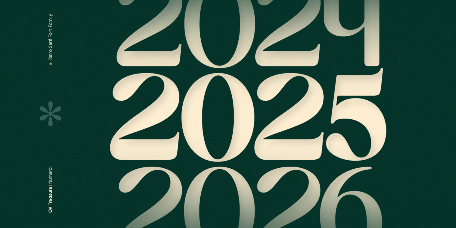 OV Treasure Font Poster #1